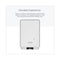 Icon Automatic Soap And Sanitizer Dispenser, 1.2 L, 8.06 X 14.18 X 4.75, White Mosaic