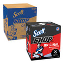 Shop Towels, Pop-up Box, 1-ply, 9 X 12, Blue, 200/box, 8 Boxes/carton