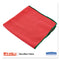 Microfiber Cloths, Reusable, 15.75 X 15.75, Red, 6/pack, 4 Packs/carton