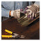 G60 Purple Nitrile Gloves, 240mm Length, Large/size 9, Black/white, 12 Pairs/carton