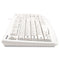 Pro Fit Usb Washable Keyboard, 104 Keys, White