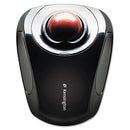 Orbit Wireless Mobile Trackball, 2.4 Ghz Frequency/30 Ft Wireless Range, Left/right Hand Use, Black/red