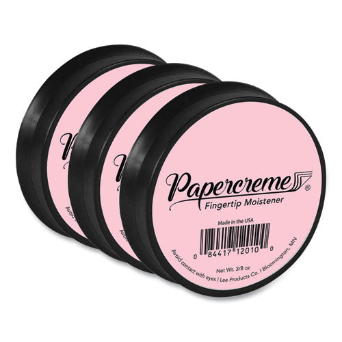 Papercreme Fingertip Moistener, 0.38 Oz, Coral, 3/pack