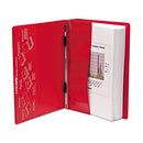 Varicap Expandable Binder, 2 Posts, 6" Capacity, 11 X 8.5, Red