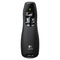 R400 Wireless Presentation Remote With Laser Pointer, Class 2, 50 Ft Range, Matte Black