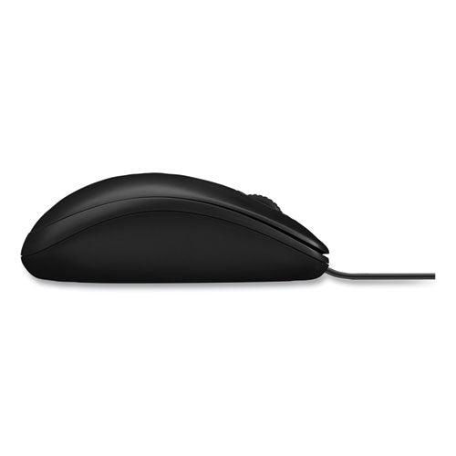 B100 Optical Usb Mouse, Usb 2.0, Left/right Hand Use, Black