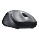 M310 Wireless Mouse, 2.4 Ghz Frequency/30 Ft Wireless Range, Left/right Hand Use, Silver/black