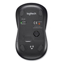 M310 Wireless Mouse, 2.4 Ghz Frequency/30 Ft Wireless Range, Left/right Hand Use, Silver/black