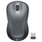 M310 Wireless Mouse, 2.4 Ghz Frequency/30 Ft Wireless Range, Left/right Hand Use, Silver/black