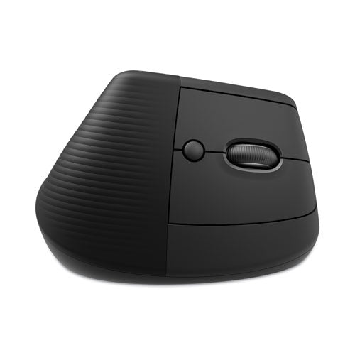 Lift Vertical Ergonomic Mouse, 2.4 Ghz Frequency/32 Ft Wireless Range, Right Hand Use, Graphite