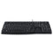 K120 Ergonomic Desktop Wired Keyboard, Usb, Black