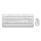 Signature Mk650 Wireless Keyboard And Mouse Combo For Business, 2.4 Ghz Frequency/32 Ft Wireless Range, Off White