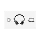 Zone Wireless Plus Msft Binaural Over The Head Headset, Black