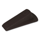 Big Foot Doorstop, No Slip Rubber Wedge, 2.25w X 4.75d X 1.25h, Brown