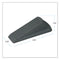 Big Foot Doorstop, No Slip Rubber Wedge, 2.25w X 4.75d X 1.25h, Gray, 2/pack