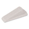 Big Foot Doorstop, No Slip Rubber Wedge, 2.25w X 4.75d X 1.25h, Beige, 2/pack