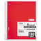 Spiral Notebook, 5-subject, Medium/college Rule, Randomly Assorted Cover Color, (180) 10.5 X 8 Sheets