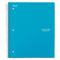 Trend Wirebound Notebook, Two Pockets, 3-subject, Medium/college Rule, Randomly Assorted Cover Color, (150) 11 X 8.5 Sheets