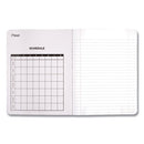 Square Deal Composition Book, Medium/college Rule, Black Cover, (100) 9.75 X 7.5 Sheets