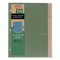 Recycled Plastic Two-pocket Folder, 11" X 8.5", Randomly Assorted