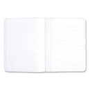 Square Deal Composition Book, 3-subject, Wide/legal Rule, Black Cover, (100) 9.75 X 7.5 Sheets, 12/pack