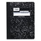 Square Deal Composition Book, 3-subject, Wide/legal Rule, Black Cover, (100) 9.75 X 7.5 Sheets, 12/pack