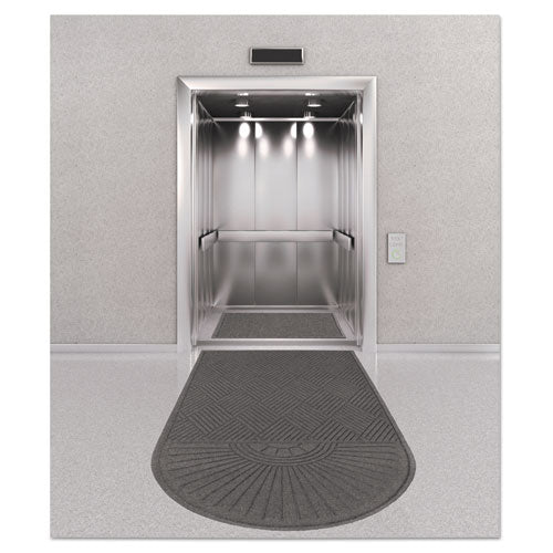 Ecoguard Diamond Floor Mat, Single Fan, 36 X 72, Charcoal