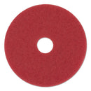 Low-speed Buffer Floor Pads 5100, 20" Diameter, Red, 5/carton