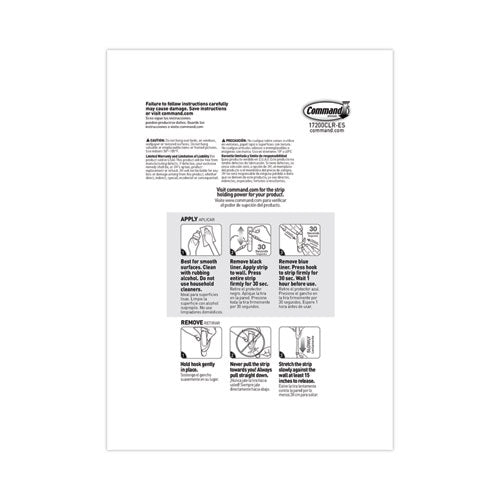 Assorted Refill Strips, Removable, (8) Small 0.75 X 1.75, (4) Medium 0.75 X 2.75, (4) Large 0.75 X 3.75, Clear, 16/pack