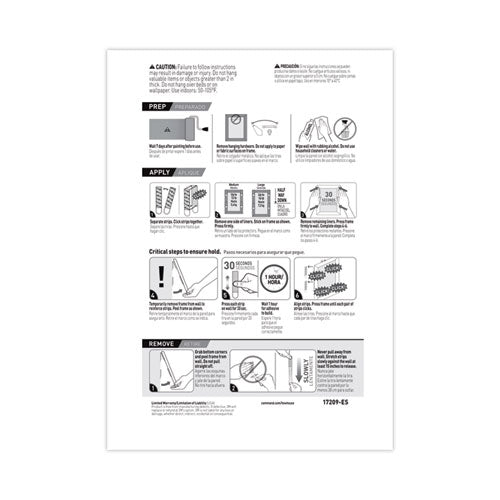 Picture Hanging Strips, Value Pack, Removable, (8) Large 0.63 X 3.63 Pairs, (4) Medium 0.5 X 2.75 Pairs, White