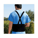 Work Belt With Removable Suspenders, One Size Fits All, Up To 48" Waist Size, Black