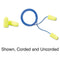 E-a-rsoft Yellow Neon Soft Foam Earplugs, Corded, Regular Size, 200 Pairs/box