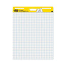Vertical-orientation Self-stick Easel Pads, Quadrille Rule (1 Sq/in), 25 X 30, White, 30 Sheets, 2/carton
