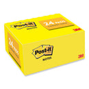 Original Pads In Canary Yellow, Value Pack, 1.38" X 1.88", 100 Sheets/pad, 24 Pads/pack