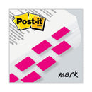 Standard Page Flags In Dispenser, Bright Pink, 50 Flags/dispenser, 2 Dispensers/pack