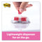 Page Flags In Desk Grip Dispenser, 1 X 1.75, Red, 200/dispenser