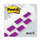 Standard Page Flags In Dispenser, Purple, 50 Flags/dispenser, 2 Dispensers/pack