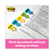 Arrow Message 1" Page Flags, "sign Here", Yellow, 50 Flags/dispenser, 2 Dispensers/pack