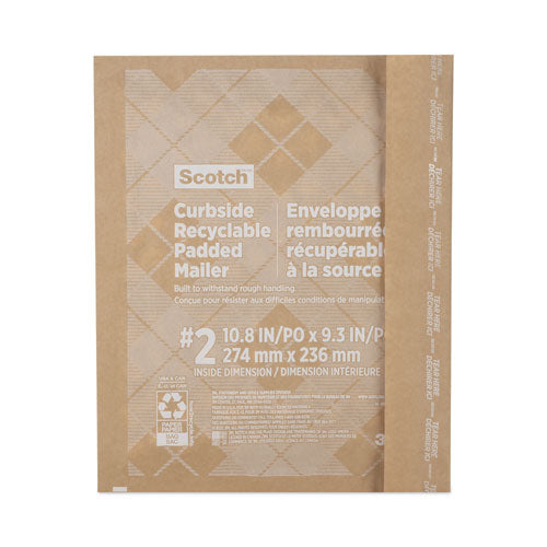 Curbside Recyclable Padded Mailer,