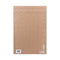 Curbside Recyclable Padded Mailer, #6, Bubble Cushion, Self-adhesive Closure, 13.75 X 20, Natural Kraft, 50/carton