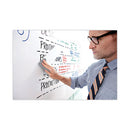 Dry Erase Surface, 50 Ft X 4 Ft, White Surface