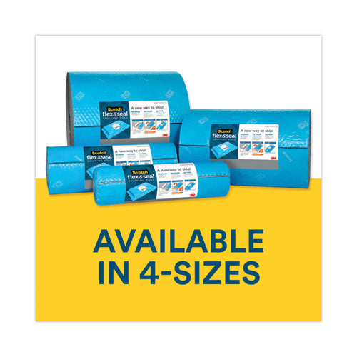 Flex And Seal Shipping Roll, 15" X 20 Ft, Blue/gray