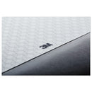 Mouse Pad With Precise Mousing Surface And Gel Wrist Rest, 8.5 X 9, Gray/black