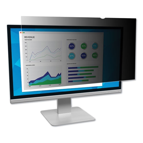 Frameless Blackout Privacy Filter For 23.8" Widescreen Flat Panel Monitor, 16:9 Aspect Ratio