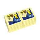 Original Canary Yellow Pop-up Refill, 3" X 3", Canary Yellow, 100 Sheets/pad, 12 Pads/pack