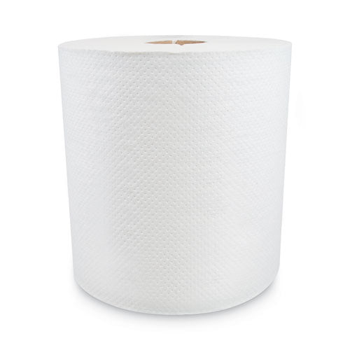 Morsoft Controlled Towels, I-notch, 1-ply, 7.5" X 800 Ft, White, 6 Rolls/carton