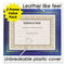 Leatherette Document Frame, 8.5 X 11, Blue, Pack Of Two