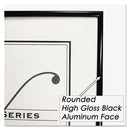 Metal Poster Frame, Plastic Face, 18 X 24, Black
