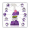Rtu Odor Eliminator And Disinfectant, Lavender, 32 Oz Spray Bottle, 12/carton