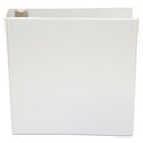 Economy Round Ring View Binder, 3 Rings, 2" Capacity, 11 X 8.5, White